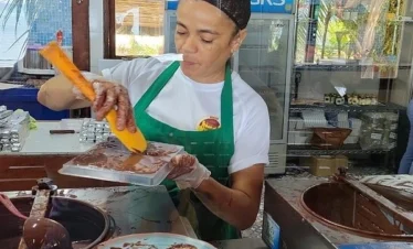 making chocolate