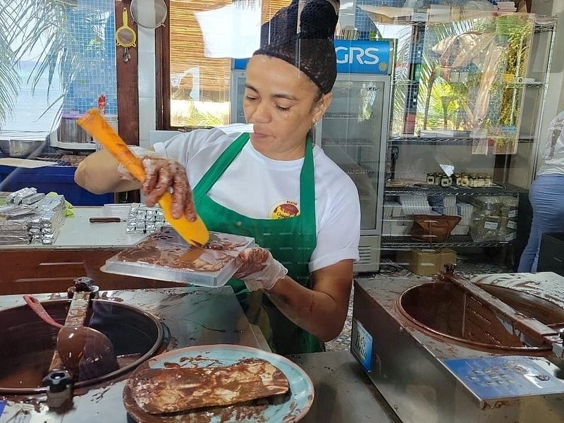 chocolate factory worker